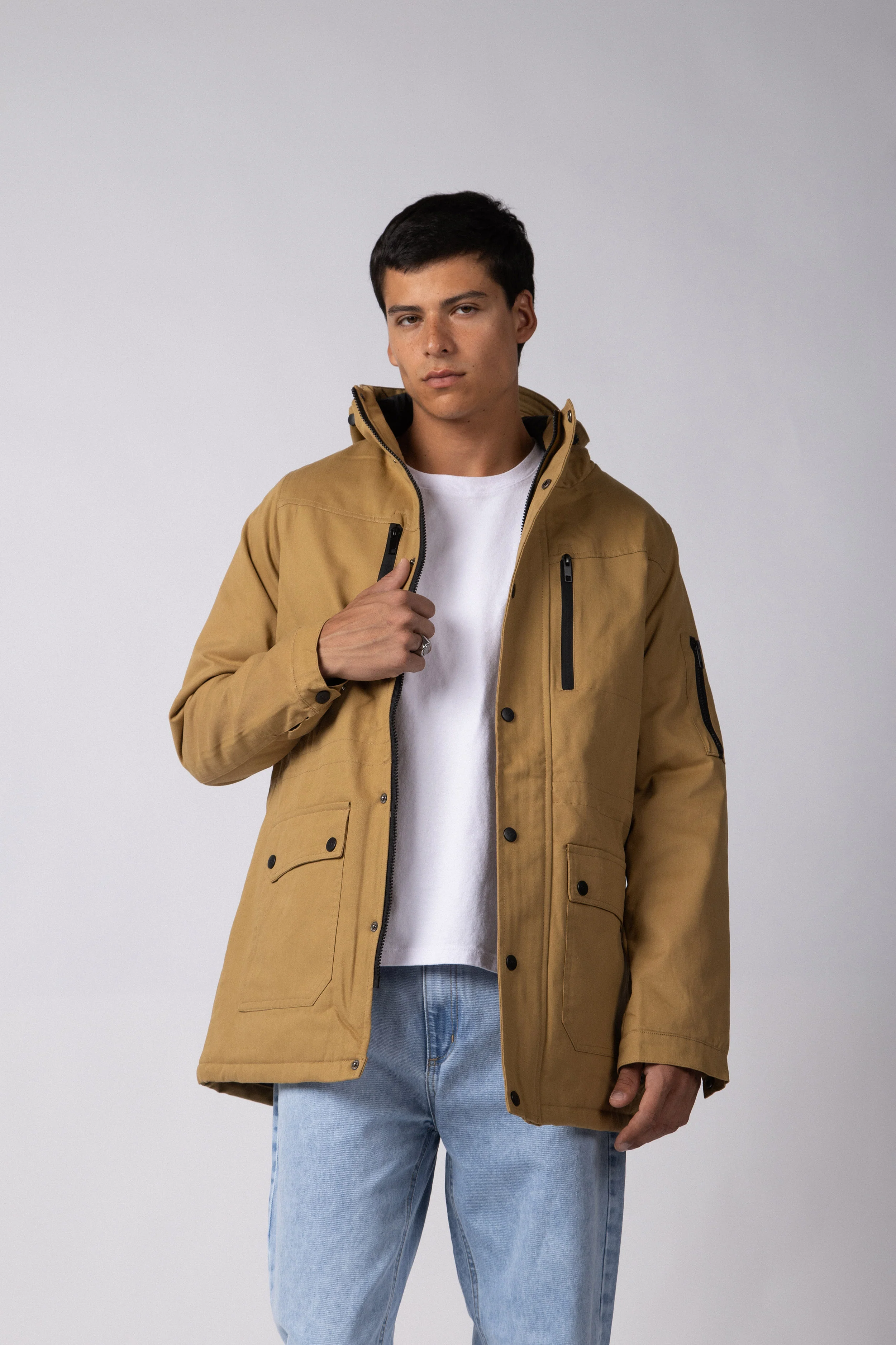 Campera Parka Jannu Kakhi - Image 3