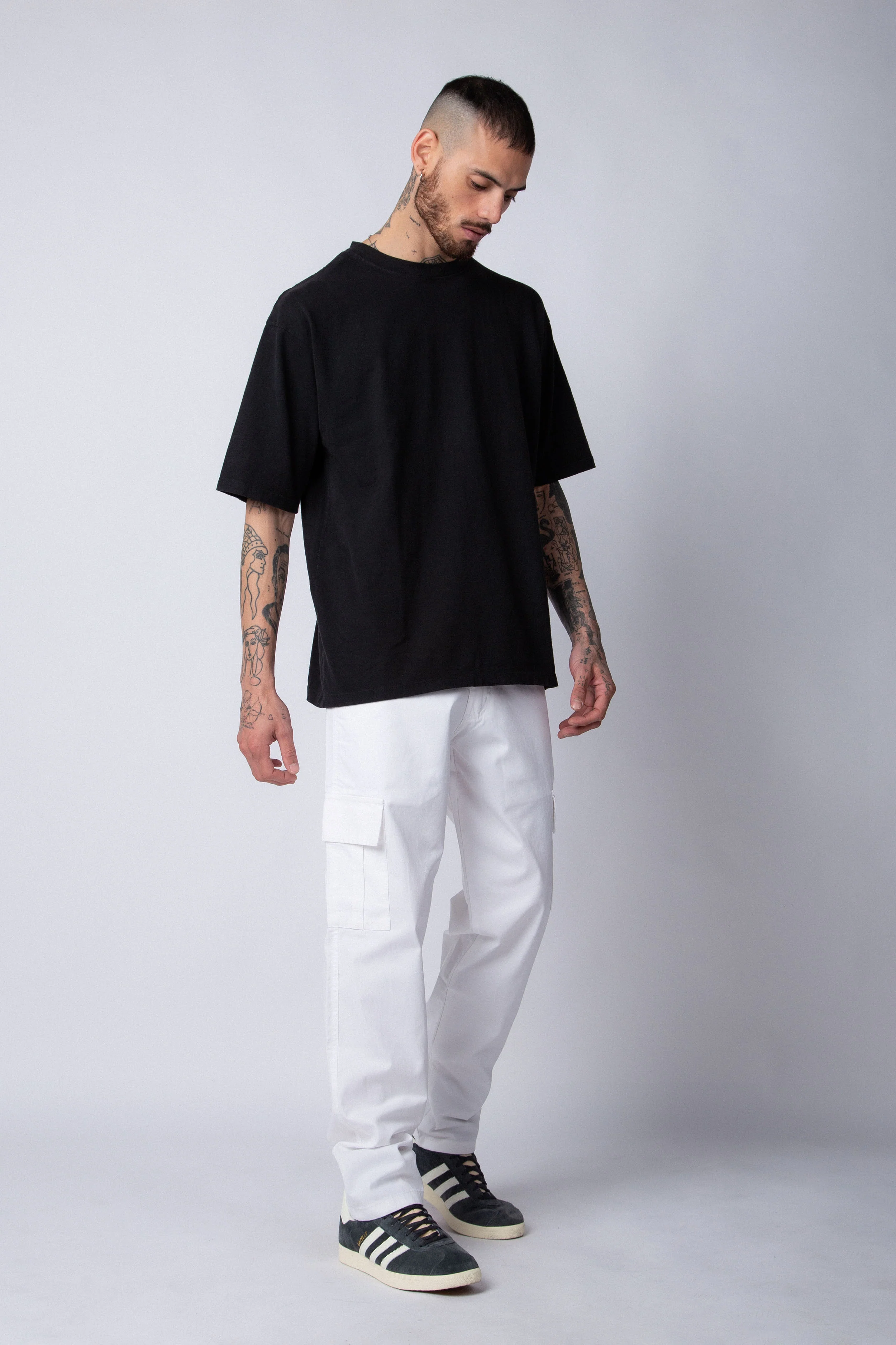 Pantalon Cargo Darren Blanco - Image 5