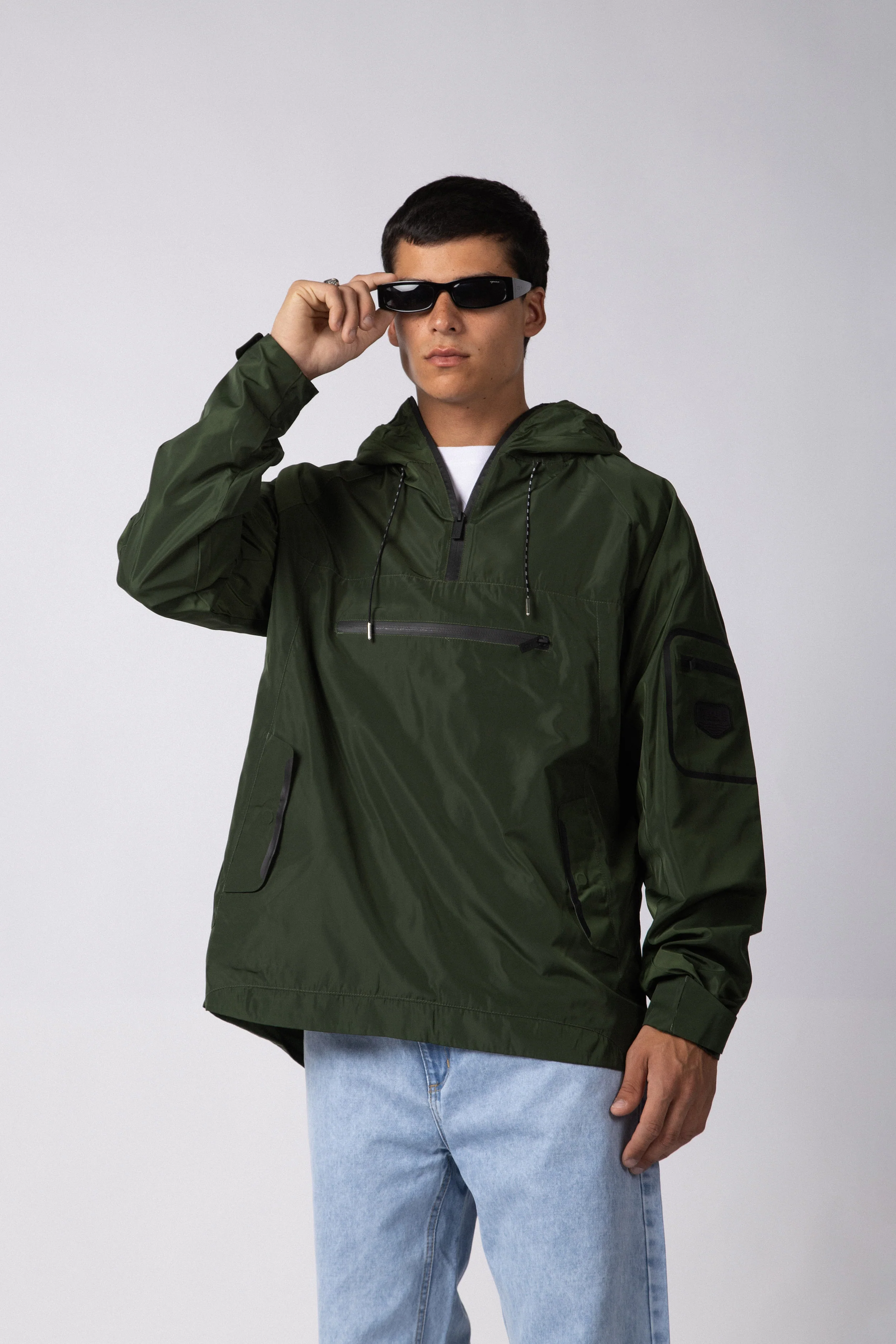 Rompevientos Anorak Braves Militar - Image 3